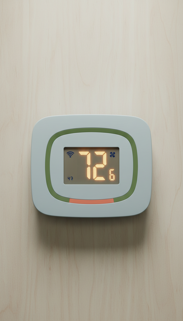 WiFi Thermostat With Adaptive Scheduling