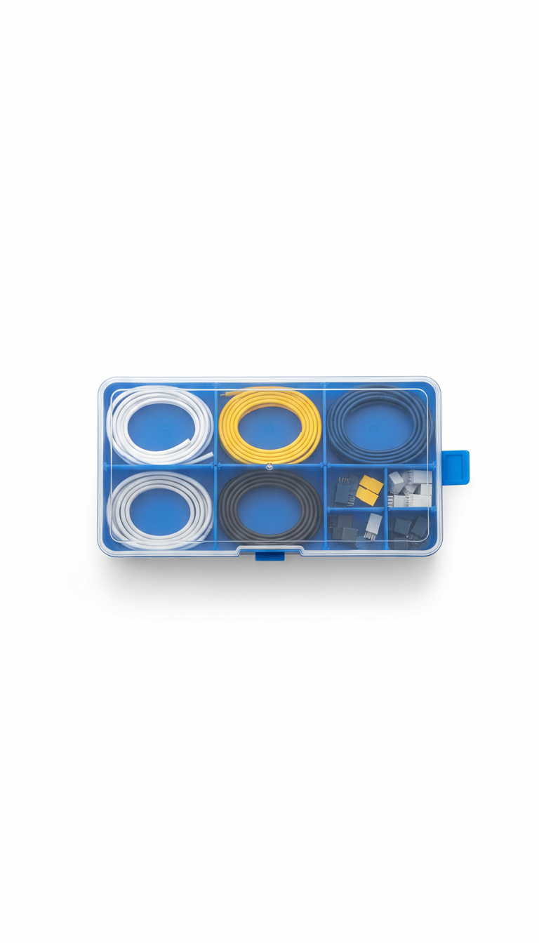 Structured cable kit for seamless setup